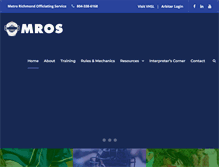 Tablet Screenshot of mros-va.org